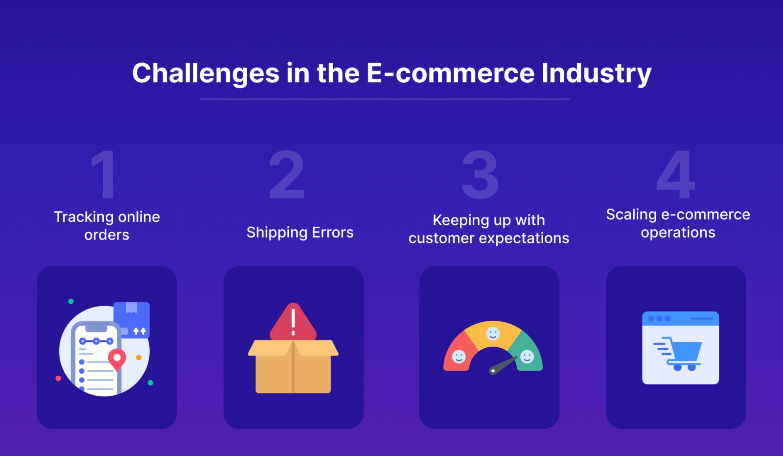 Challenges in the ecommerce industry